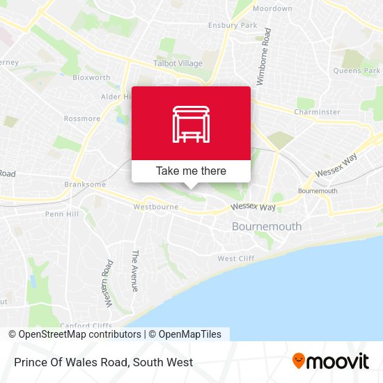 Prince Of Wales Road map