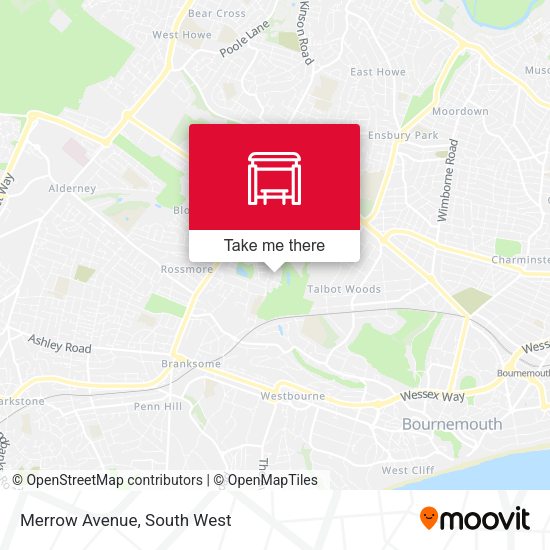 Merrow Avenue map