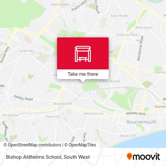 Bishop Aldhelms School map