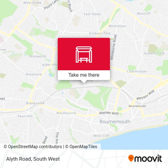 Alyth Road map