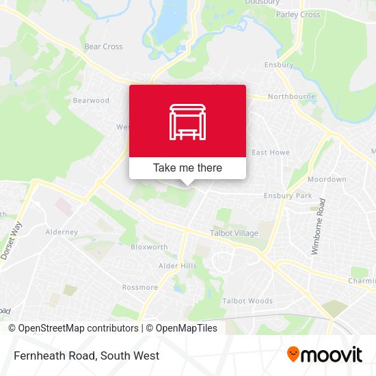 Fernheath Road map