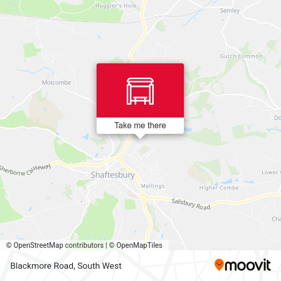 Blackmore Road map