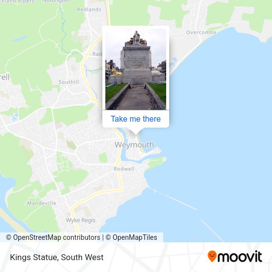 Kings Statue map