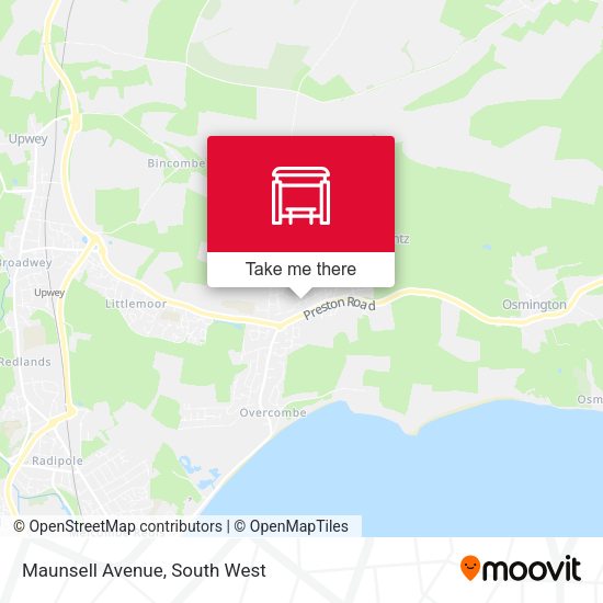 Maunsell Avenue map