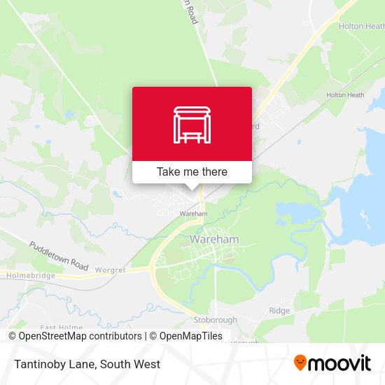Tantinoby Lane map