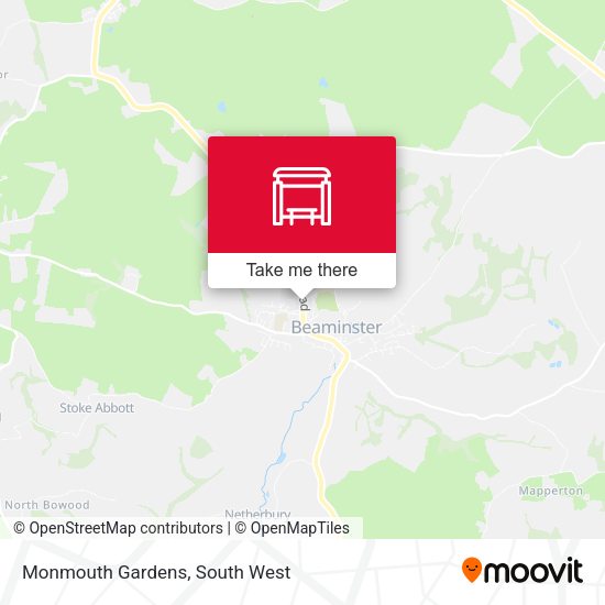 Monmouth Gardens map