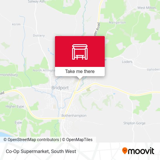 Co-Op Supermarket map