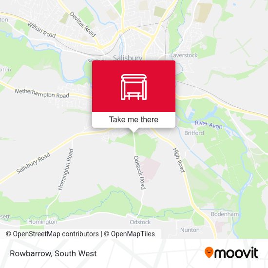 Rowbarrow map