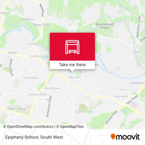 Epiphany School map