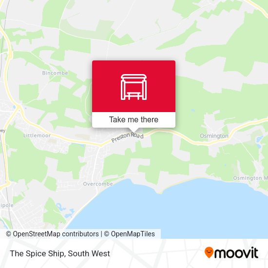 The Spice Ship map