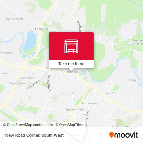 New Road Corner map