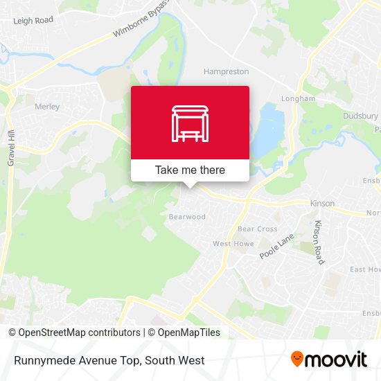 Runnymede Avenue Top map