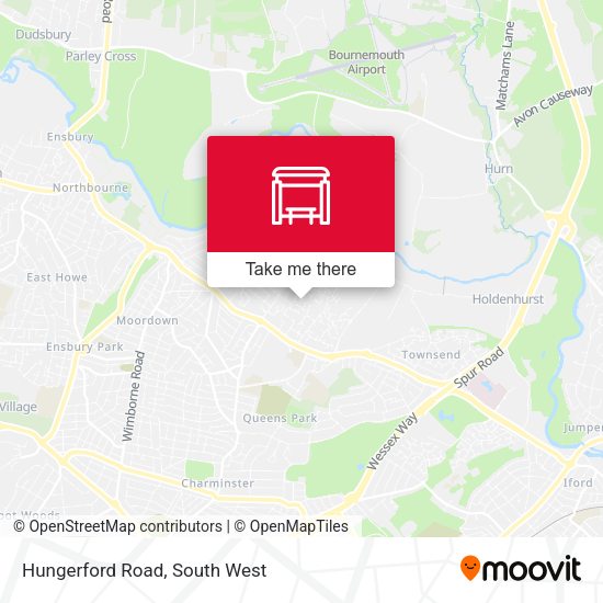 Hungerford Road map