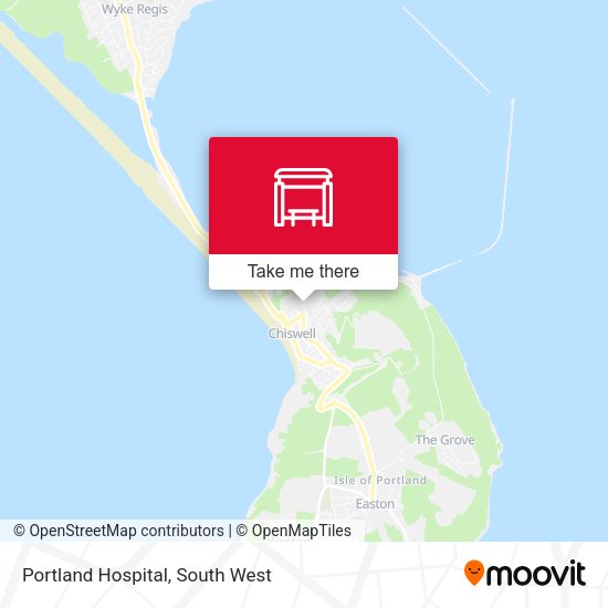 Portland Hospital map