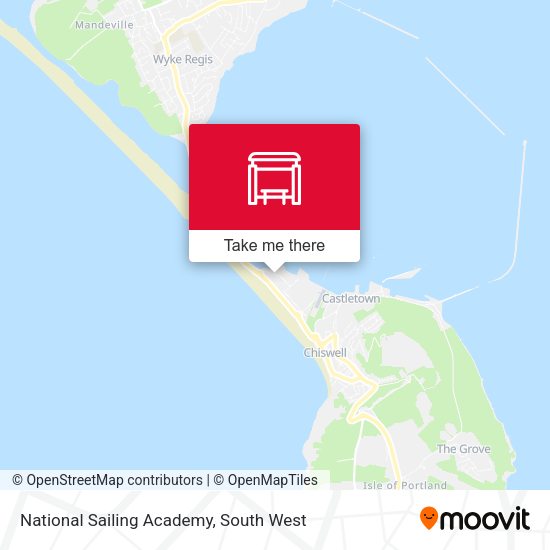 National Sailing Academy map