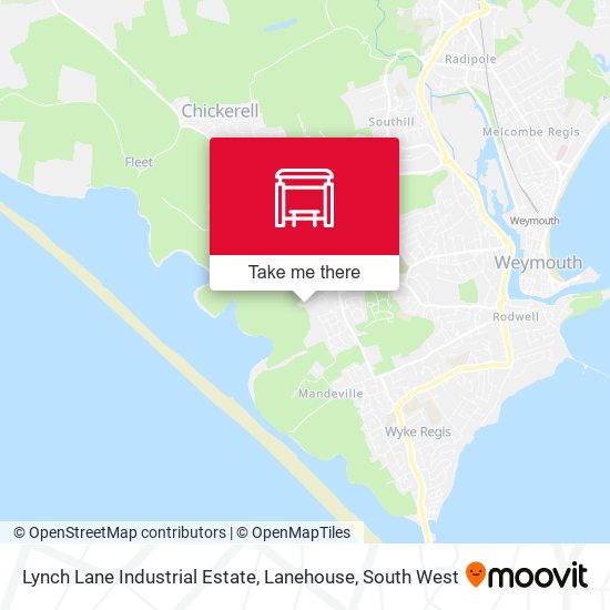 Lynch Lane Industrial Estate, Lanehouse map