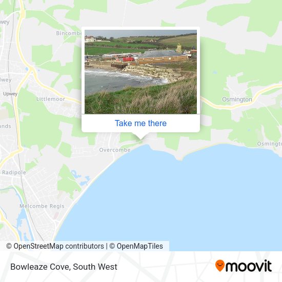 Bowleaze Cove map