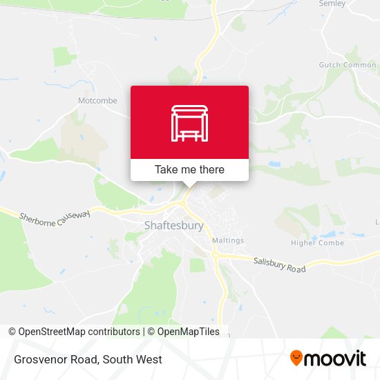 Grosvenor Road map