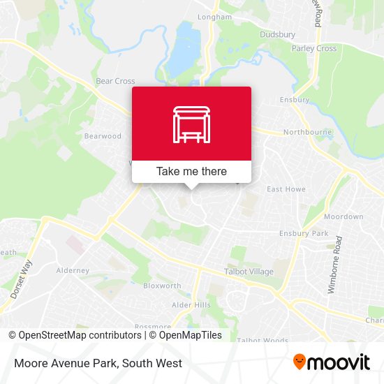 Moore Avenue Park map
