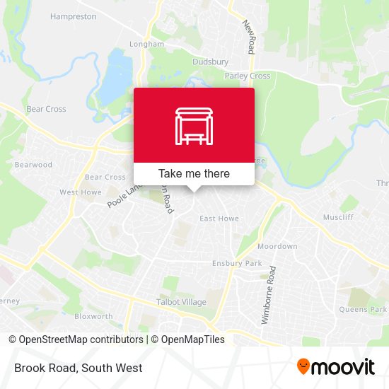 Brook Road map