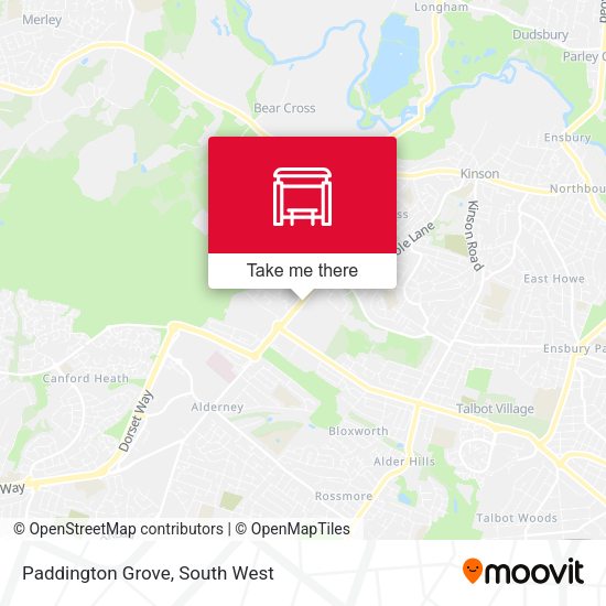 Paddington Grove map
