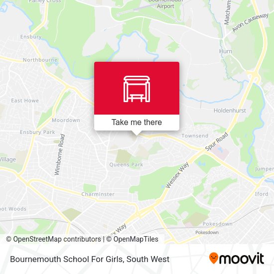 Bournemouth School For Girls map