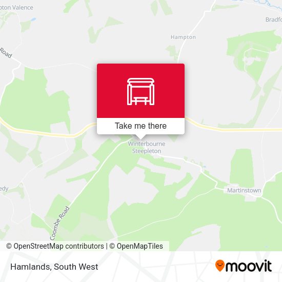 Hamlands map