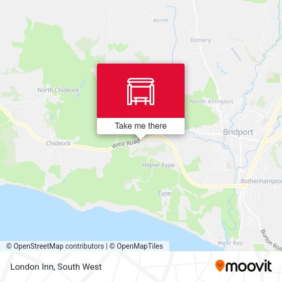 London Inn map