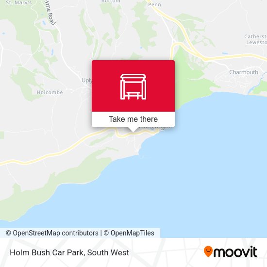 Holm Bush Car Park map