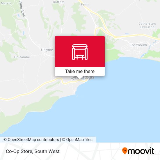 Co-Op Store map