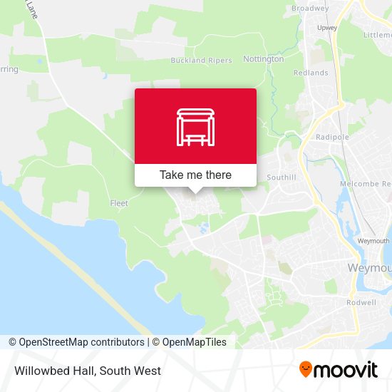 Willowbed Hall map