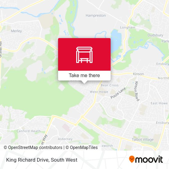 King Richard Drive map
