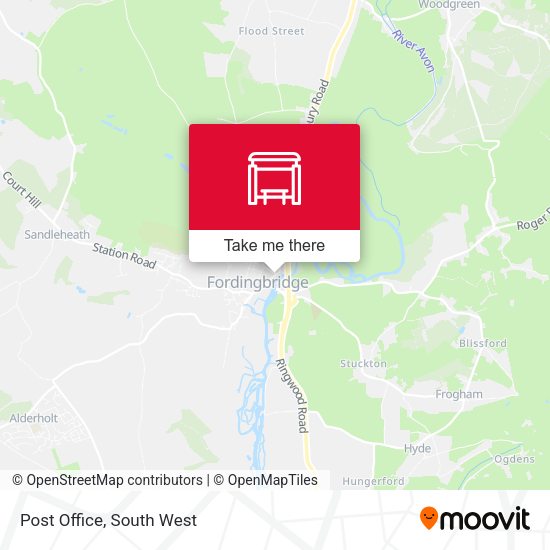 Post Office map