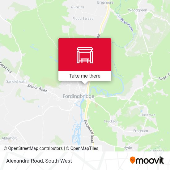 Alexandra Road map