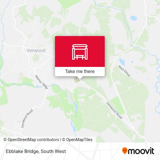 Ebblake Bridge map