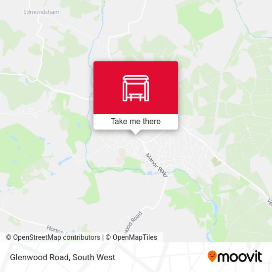 Glenwood Road map
