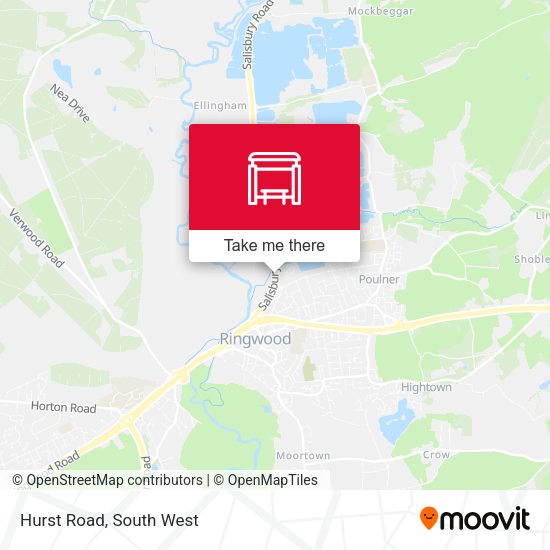 Hurst Road map