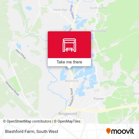 Blashford Farm map
