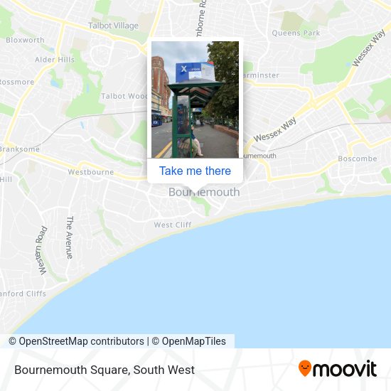Bournemouth Square map