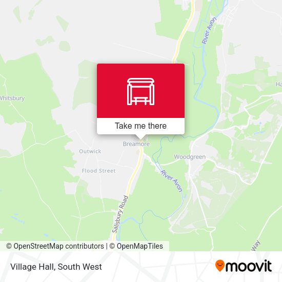 Village Hall map