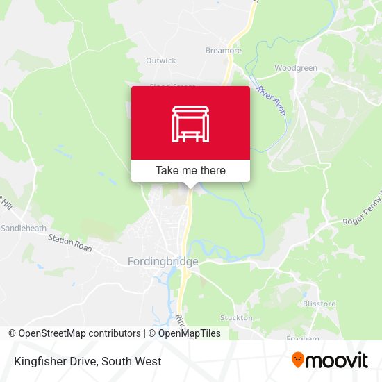 Kingfisher Drive map