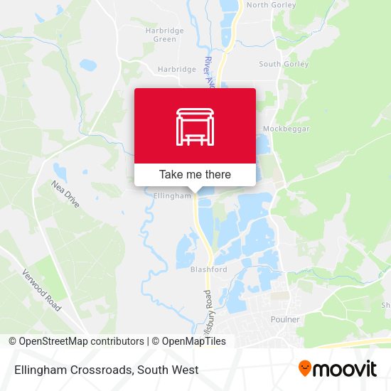 Ellingham Crossroads map