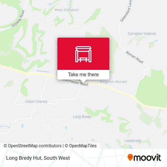 Long Bredy Hut map