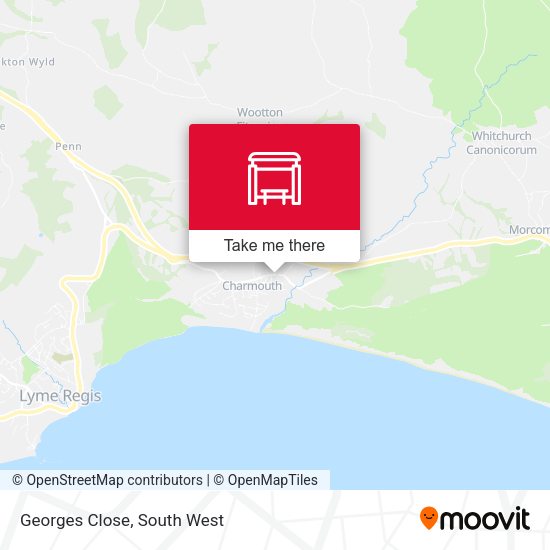 Georges Close map