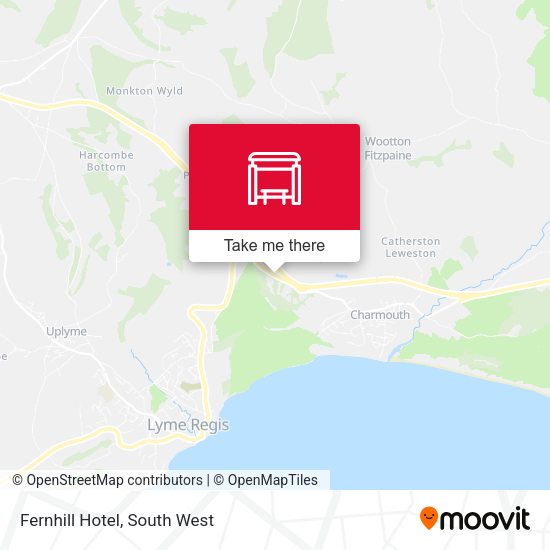 Fernhill Hotel map