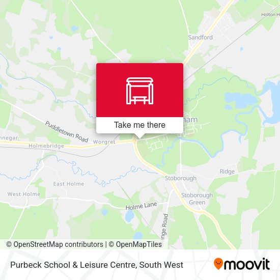 Purbeck School & Leisure Centre map