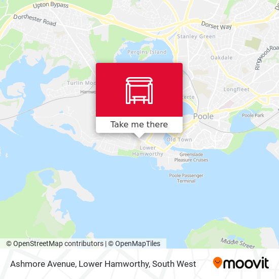 Ashmore Avenue, Lower Hamworthy map