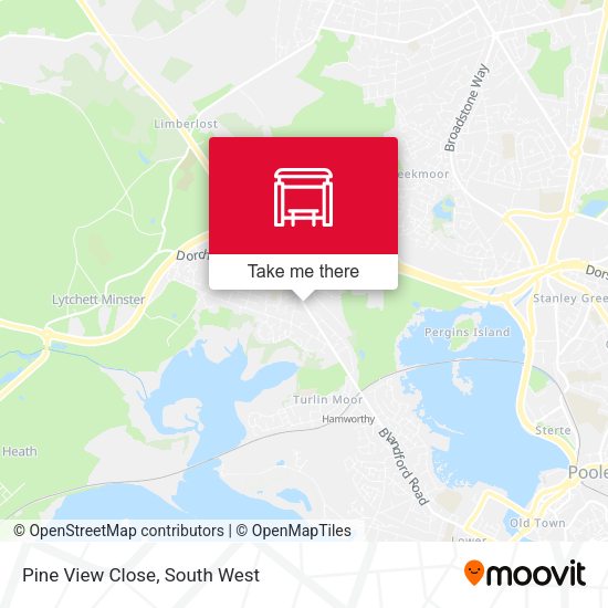Pine View Close map