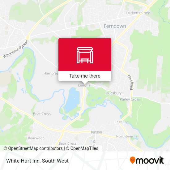 White Hart Inn map