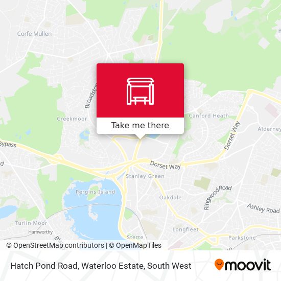 Hatch Pond Road, Waterloo Estate map